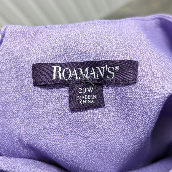 Vintage Roaman's Size 20W 2-piece Sheath Dress & Jacket Set Mother of the Bride - Picture 7 of 12